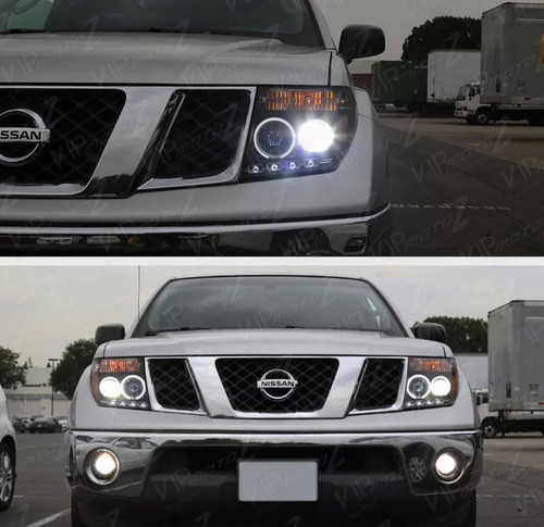 Par Faros Led / Halo Nissan Frontier 2005 2006 2007 2008 Smk