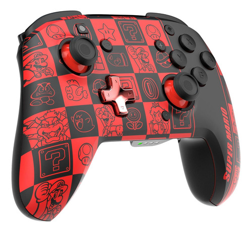 Pdp Control Inalámbrico Rematch Glow: Súper Icono Color Rojo