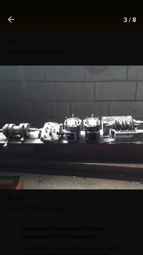 Imagen 2 de 4 de Repuestos Yamaha Rz 250/350