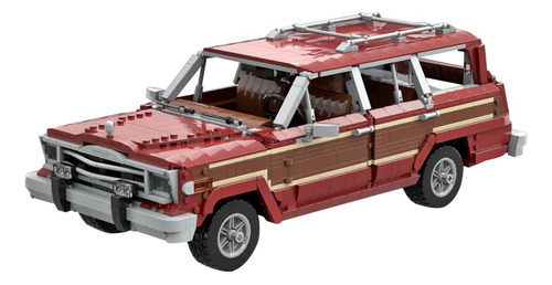 Set De Bloques De Coche Moc Jeep Grand Wagoneer