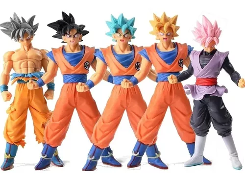 Boneco Dragon Ball Z - Vegeta Super Saiyajin Deus Rosa