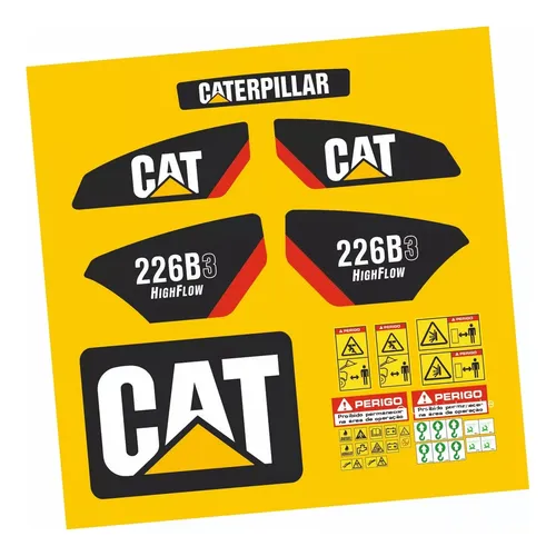 comprar Adesivos P\u002F Minicarregadeira 226b3-hf - Faixas Decalque Cat