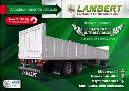 Semirremolque Baranda Volcable Lambert 0 Km