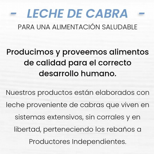 Leche De Cabra Polvo Sin Tacc La Primera 250g Rinde 2.5l X3