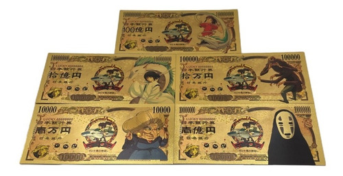 Billetes Dorados El Viaje De Chihiro  [ Set Completo ]