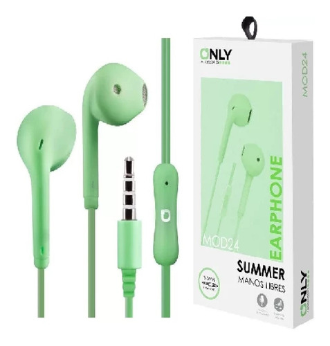 Auriculares Audifonos Manos Libres Only Summer Mod 24