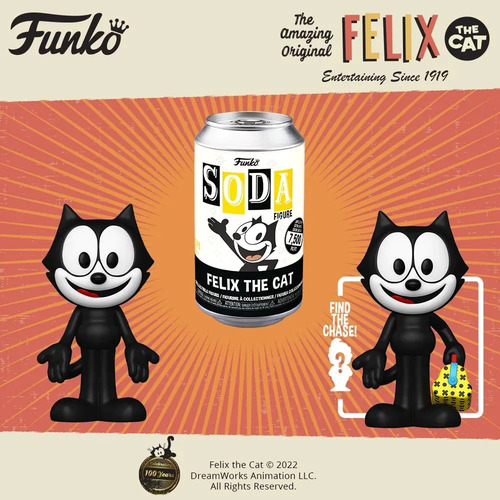 Funko Soda Figure Animation Felix The Cat Original