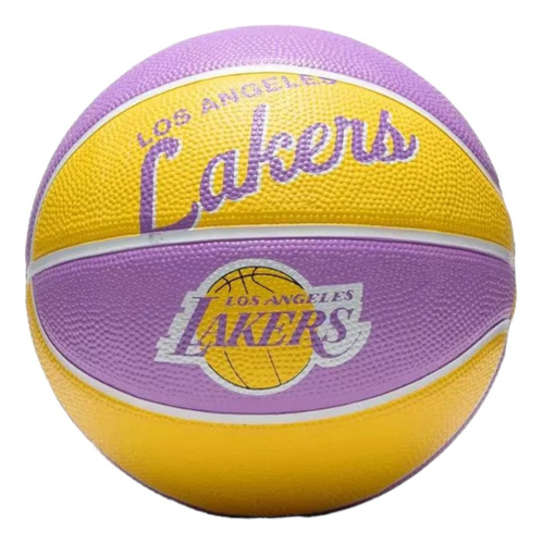 Bola Debasquete Wilson Nba Team Retro Mini La Lakers #3