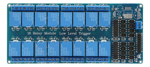 Módulo De Relé De Canal 5v 16 Con Protección De Optoacoplado