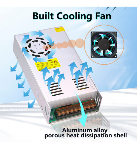 Adaptador De Fuente De Alimentación Dc 60v 10a 600w 110v A 6
