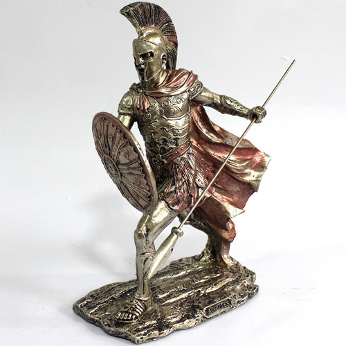 Estatua Achilles Mitologia Grega Aquiles Semideus 28cm