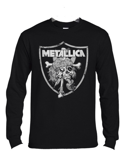 Polera Ml Metallica Pirate Metal Abominatron