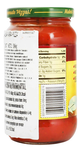 Salsa De Tomate Casera Para Pizza Ragú 397gr