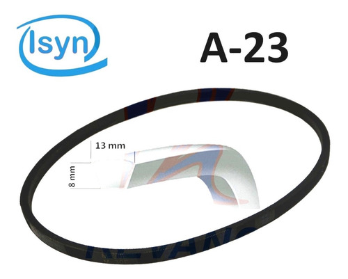 Correa De Lavadora A-23 Isyn