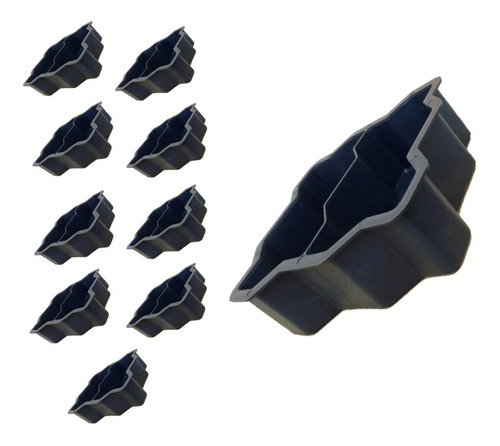 Molde Pvc De Bloquete Intertravado Cimento 24x10x08 21 Peças