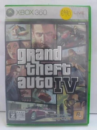 Jogo Xbox 360 Gta 4 Mídia Fisica Original