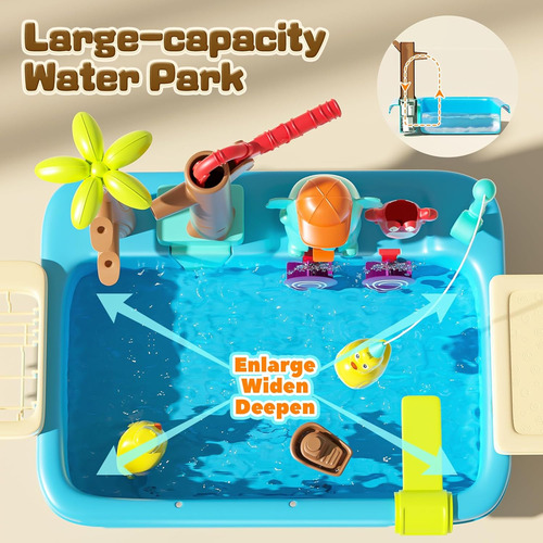 Cute Stone Fregadero De Juego Con Agua Corriente, Fregadero