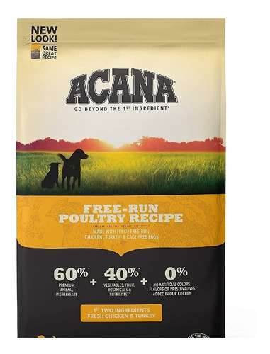Alimento Perro Acana Free-run Poultry 11.3 Kg Ms