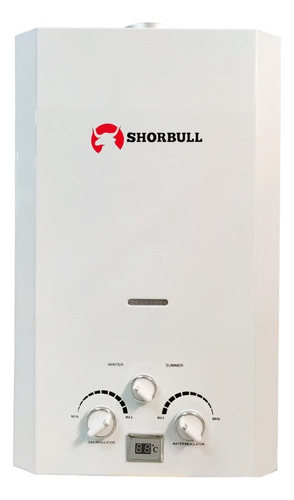 Calentador Paso Shorbull Instantáneo Agua Ahorrador Gas 12l