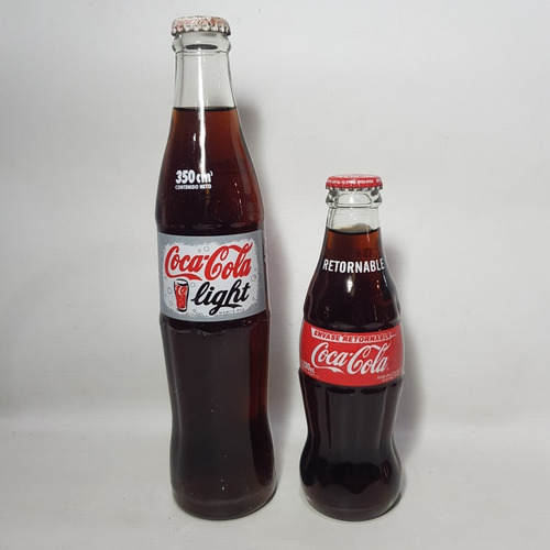 Imagen 1 de 10 de Coca Cola Antiguas Botellas Llenas Lote X 2 Mag 59490