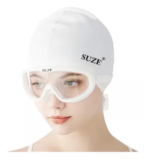 Kit De Natacion Mujer Gorra Googles Prueba De Fugas Niebla