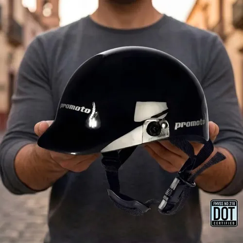 Casco Economico Promoto U903 Negro Moto Scooter Ebike | Meses sin interés