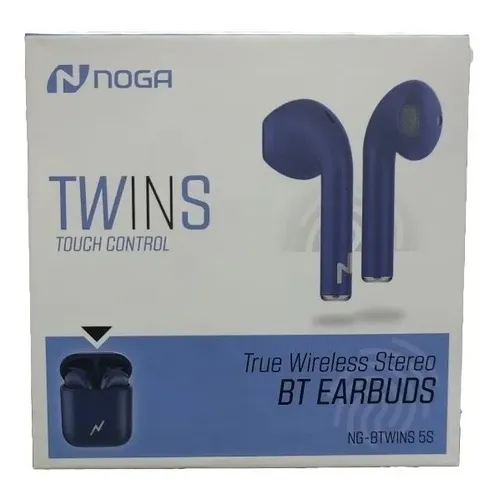 Auricular Inalambrico Bluetooth Tactil Noga Btwins5s Blanco!