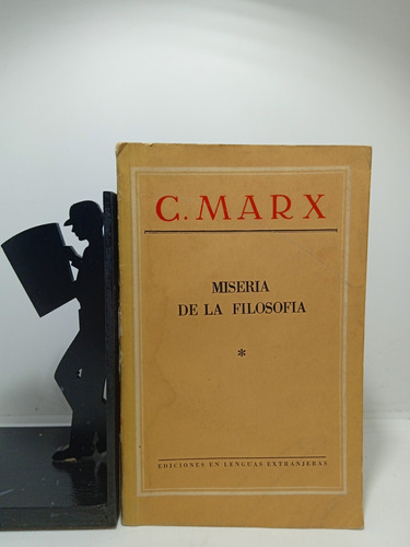 Carl Marx - Miseria De La Filosofía - Ediciones En Lenguas E