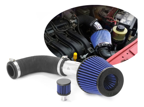 Kit Intake Filtro De Ar Motor Sandero 1.0 16v 2009 A 2014