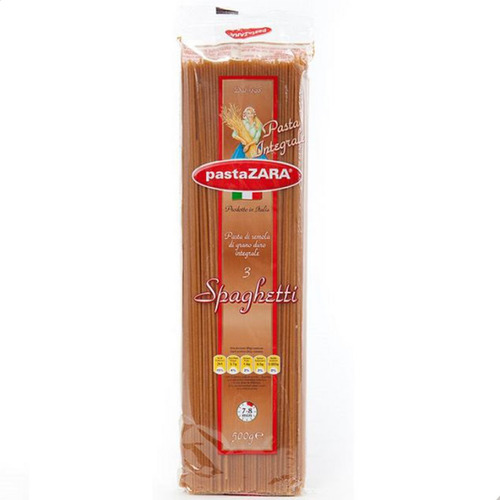 Imagen 1 de 6 de Fideos Spaghetti Integral N°3 Pasta Zara - Origen Italia