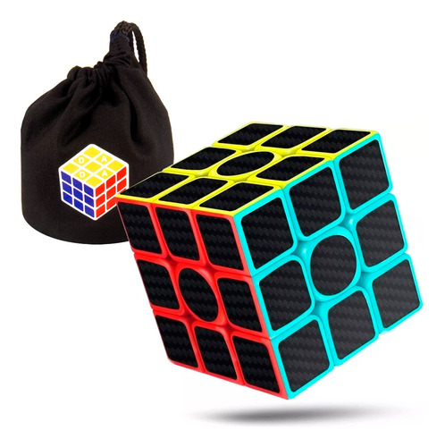 Cubo Rubik 3x3 Moyu Meilong 3 Fibra De Carbono + Estuche