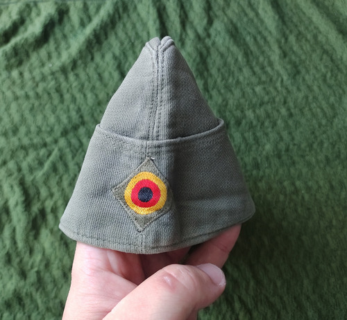Birrete Ejercito Alemán Bundeswehr Talle 58, Años 60 (Usado)