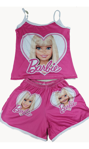 Pijama Mamá Niña- Pijama Mamá Hija  Modelo Barbie