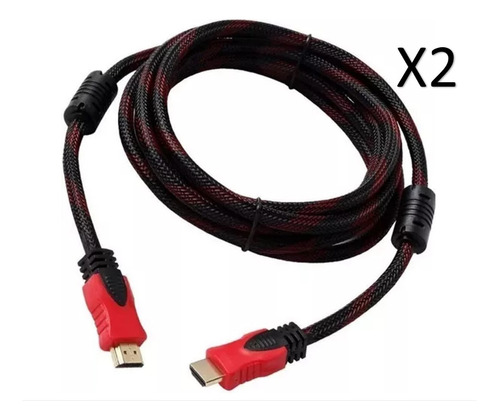 Cable Hdmi De 3 Metros Tipo Full Hd Y 4k Uhd Lumistar X 2und