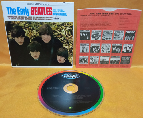 F The Early Beatles Mini Lp Cd Stereo Mono 2014 Ricewithduck