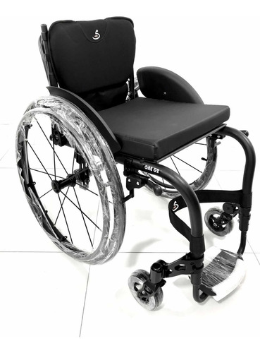 Cadeira De Rodas Smart One G2 42x42 C/ Rodas 12 Raios Pronta