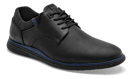 Zapato Casual De Negro Total Para Hombre Negro 8201 T7