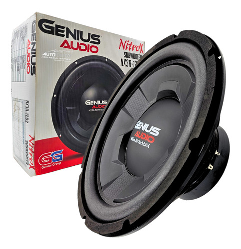 Subwoofer 12 PuLG 250w Rms 2 Ohm Dual Genius Audio Nx3a-12d2