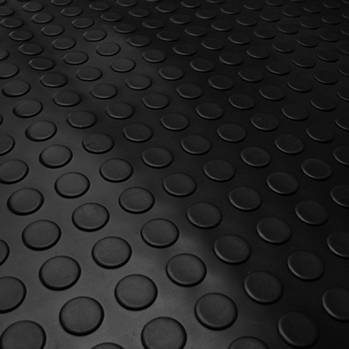 Imagem 4 de 5 de Lençol Piso Moeda Borracha 3mm Anti-derrapante - 100x100cm