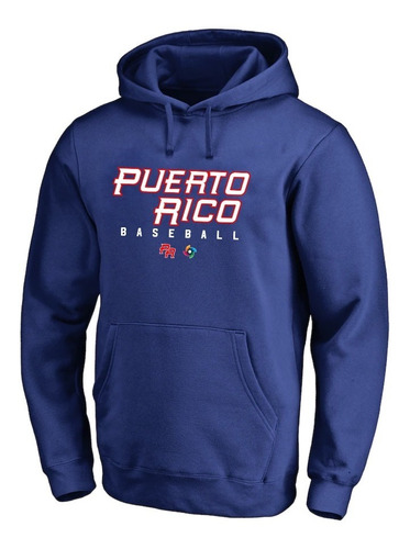 Sudadera Beisbol Seleccion Puerto Rico Mod. Clasico Mundial