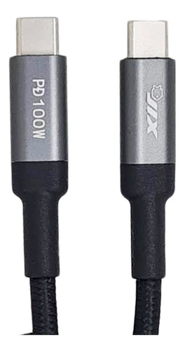 Cable Usb Tipo C A Tipo C Pd 100w Carga Rápida De 1 Metro