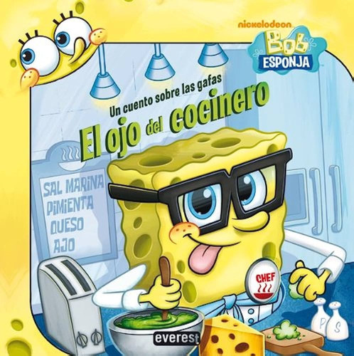 Libro Infantil Bob Esponja El Ojo Del Cocinero Nickelodeon