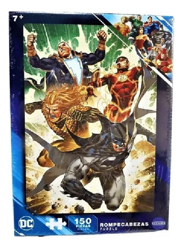 Puzzle 150 Piezas Dc Batman Flash Aquaman De Vulcanita