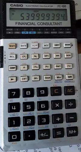 Calculadora Financiera Casio Fc100 