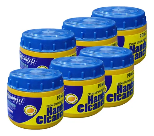 Crema Limpiadora Desengrasante Lava Manos Mecánico 700gr X6