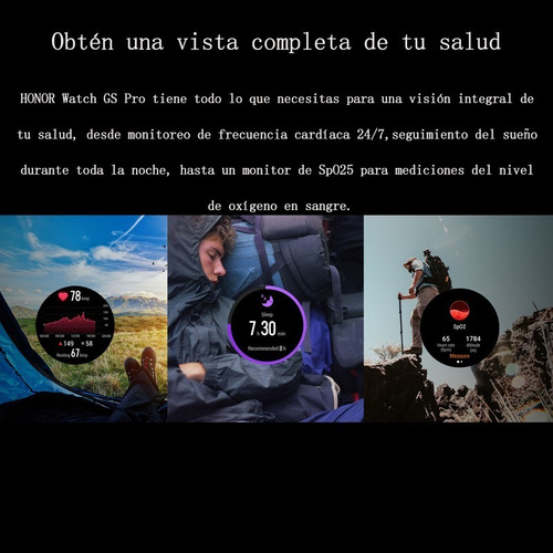 Imagen 6 de 8 de Reloj Honor Watch Gs Pro Spo2 Gps Con Ruta De Regreso