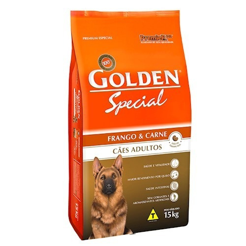Ração Golden Special Sabor Frango E Carne Para Cães Adultos
