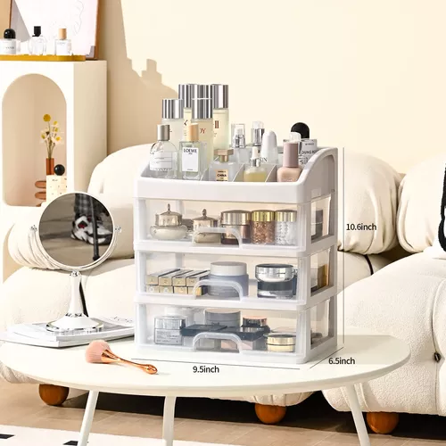 Organizador De Maquillaje Con 3 Cajones, Vitrinas Cosméticos