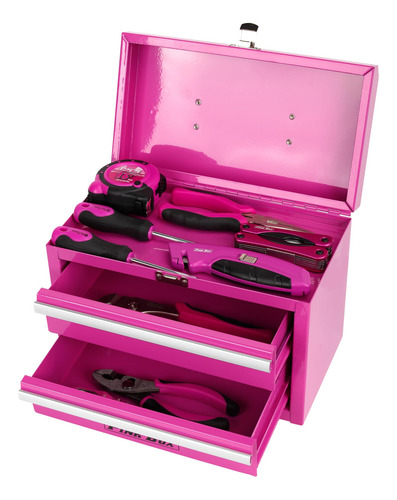The Original Pink Box Caja De Herramientas Portátil Con 2 .