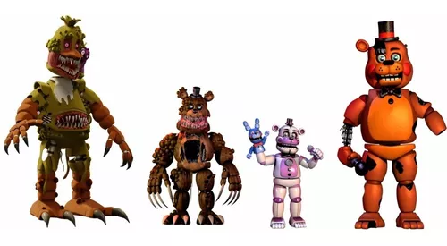 Conjunto de 8 peças cinco noites no Freddys FNAF Angola